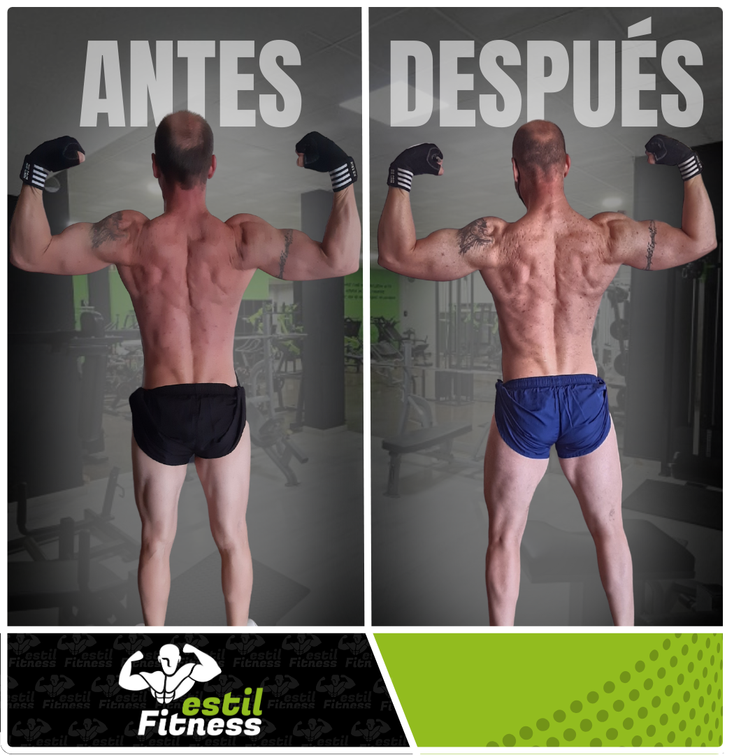 Antes y después de un socio de El Reto