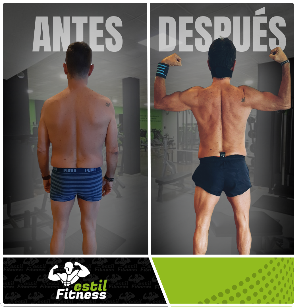 Antes y después de un socio de El Reto