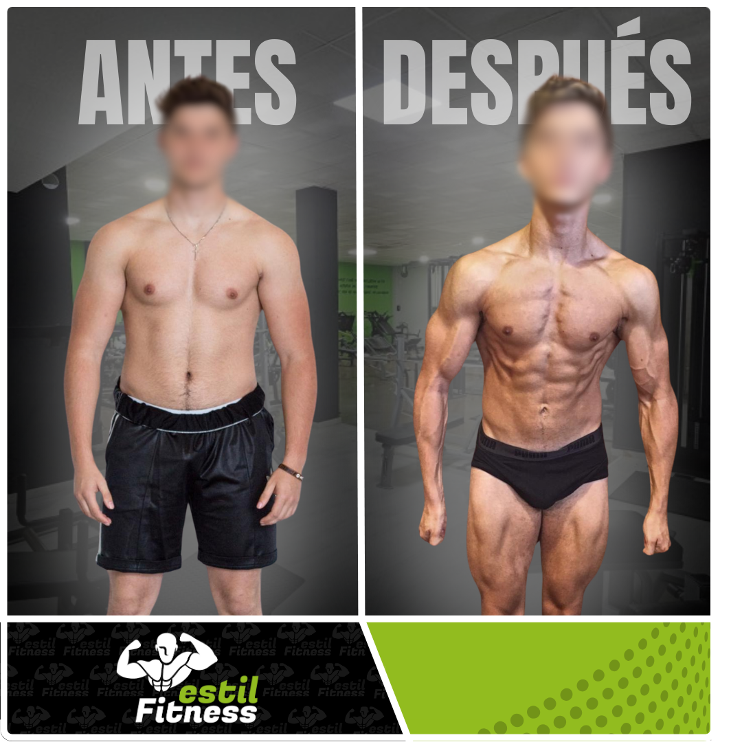 Antes y después de un socio de El Reto